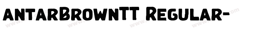 antarBrownTT Regular字体转换